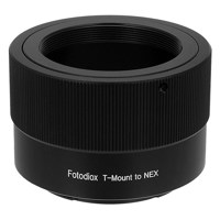 

Fotodiox Lens Mount Adapter for T-Mount (T/T-2) Screw Mount SLR Lens to Sony Alpha E-Mount Mirrorless Camera Body