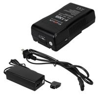 

Fotodiox 14.8V 130Wh Li-Ion V-Mount Battery & Charger Kit for Pro, FlapJack & Factor Series LED Lights