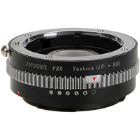 

Fotodiox Pro Lens Mount Adapter for Yashica 230 AF SLR Lens to Canon EOS (EF, EF-S) Mount D/SLR Camera Body, with Generation v10 Focus Confirmation Chip and Built-In Aperture Control Dial