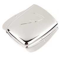 

Fender F Bridge Cover for American Vintage, Road Worn and Classic Series Bass Guitars, Chrome