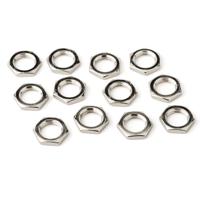 

Fender Nickel-Plated Amplifier Jack Nuts, Hex 7/16-20 x 1/8, 12 Piece