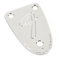

Fender 3-Bolt F Stamped Neck Plate for '70s American Vintage and Classic Electric Bass Guitar, Chrome