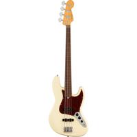 

Fender American Professional II Jazz Bass Fretless Guitar, Rosewood Fingerboard, Olympic White