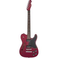 

Fender Jim Adkins JA-90 Telecaster Thinline Electric Guitar, Laurel Fingerboard, Crimson Red Transparent