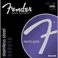 

Fender 350's Stainless Steel Guitar Strings, Ball End, 350L, .009-.042 Gauges, Set of 6 Strings