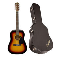 

Fender CD-60 Dreadnought V3 Acoustic Guitar with Hardshell Case, Walnut Fingerboard, Sunburst