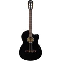 

Fender CN-140SCE Classical Nylon Thinline Acoustic Guitar with Hardshell Case, Walnut Fingerboard, Black