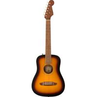 

Fender Redondo Mini Acoustic Guitar with Bag, Walnut Fingerboard, Sunburst