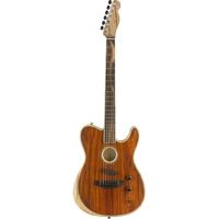 

Fender American Acoustasonic Exotic Cocobolo Telecaster Electric Guitar, Ebony Fingerboard, Natural
