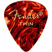 

Fender 351 Shape Classic Pick for Guitars, Thin, 12 Pack, Tortoise Shell