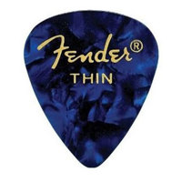 

Fender 351 Shape Premium Picks for Guitars, Thin, 12 Count, Blue Moto