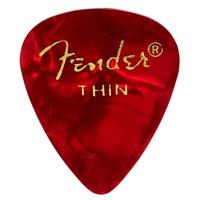 

Fender 351 Shape Premium Picks for Guitars, Thin, 12 Count, Red Moto