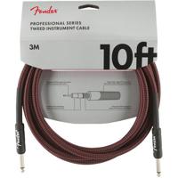 

Fender Professional Series Instrument Cable, 10' Straight/Straight, Red Tweed