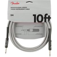 

Fender Professional Series Instrument Cable, 10' Straight/Straight, White Tweed