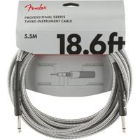 

Fender Professional Series Instrument Cable, 18.6' Straight/Straight, White Tweed