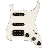 

Fender Pre Wired Stratocaster 11 Hole Pickguard for Shawbucker Bridge/Gen 4 Noiseless Neck/Middle HSS Pickups, Parchment White