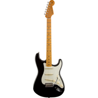 

Fender Artist Series Eric Johnson Stratocaster Electric Guitar, 21 Frets, Soft V Neck, Maple Fingerboard, Passive Pickup, Nitrocellulose Lacquer, Black (Open Box)