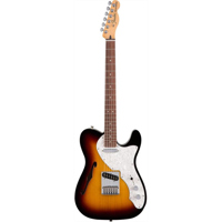 

Fender Deluxe Tele Thinline Electric Guitar, Pau Ferro Fingerboard, 3-Color Sunburst