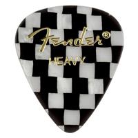 

Fender 351 Shape Graphic Heavy Picks, 12 Per Pack, Checker