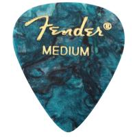 

Fender Shape Classic Medium Ocean Turquoise Celluloid Picks, Set of 12