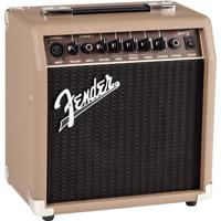 

Fender Acoustasonic 15 Guitar Amplifier with 6" Full Range Speaker, Tan/ Brown