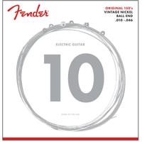 

Fender Original Pure Nickel Wound 150R Regular Electric Guitar Strings, Ball End, .010-.046 Gauges, Set of 6 Strings