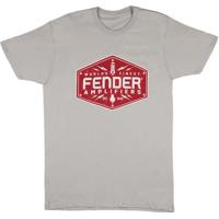 

Fender Bolt Down Men's Cotton T-Shirt, Medium, Silver