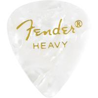 

Fender 351 Shape Premium Celluloid Guitar Picks, Heavy, 12 Pack, White Moto