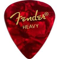

Fender 351 Shape Premium Celluloid Guitar Picks, Heavy, 12 Pack, Red Moto