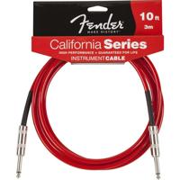 

Fender 10' California Series Instrument Cable, Candy Apple Red