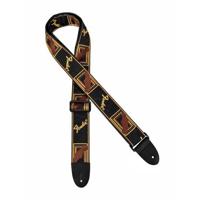 

Fender 2" Monogrammed Guitar Strap, Black/Yellow/Brown