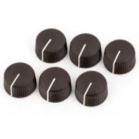 

Fender Pure Vintage Radio Amplifier Knobs, Set of 6, Brown