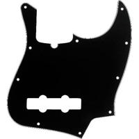 

Fender Jazz Bass Pickguard, 10 Hole Mount with Truss Rod Notch, 3-Ply B/W/B, Black