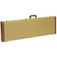 

Fender Jazz Bass Multi-Fit Tweed Hardshell Case with Red Poodle Plush Interior