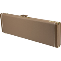 

Fender Jazz Bass Multi-Fit Hardshell Case, Brown with Gold Plush Interior