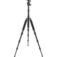

Feisol Traveler Tripod 4 Section Carbon Fiber Tripod with CB-40D Ball Head, Supports 33 Lbs, Max Height 73.6"