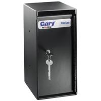 

FireKing Gary MS1206 Miniature Trim Safe Security Case with Cash Drop Slots - 12 x 6", Black