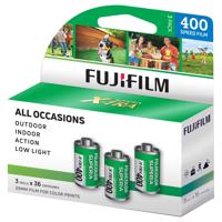 

Fujifilm Fujicolor Superia 400 Color Negative Film ISO 400, 35mm Size, 36 Exposure, 3 Pack, CH-36