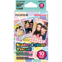 

Fujifilm Instax Mini Stained Glass Instant Color Film for Instax Mini Cameras and SHARE Printer, 10 Sheets