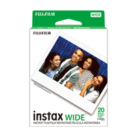 

Fujifilm 20-Pack Instax Wide Instant Color Print Film, ISO 800