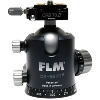 

FLM CB-58 FTR Pro 58mm Ballhead with QRP-70 Quick Release Clamp and Camera Plate