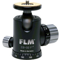 

FLM CB-32F Professional 32mm Centerball Head with Comfortable Friction and Panorama Base, Supports 44 lbs