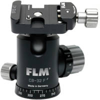 

FLM CB-32 F Professional 32mm Ballhead with SRB-40 40mm Clamp Style Quick Release Base