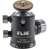 

FLM CB-43FT Professional 43mm Ball Head with Friction, Tilt Function, 66.13 lbs Load Capacity