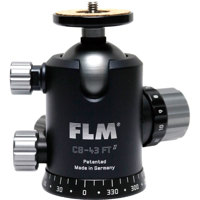 

FLM CB-43FTR Professional 43mm Ball Head with Comfortable Friction, Tilt Function, Click-Lock System, 66.13 lbs Load Capacity