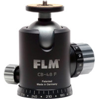 

FLM CB-48F Professional 48mm Ballhead with Comfortable Friction and Panoramic Base, Supports 99 lbs