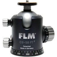 

FLM CB-58FTR Professional 58mm Ballhead with PRS Button, Supports 132lbs.