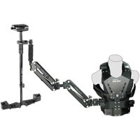

FLYCAM Galaxy Dual-Arm and Vest with Redking Video Camera Stabilizer, 15.4 Lbs Capacity