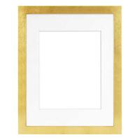 

Framatic Aria Wood Frame for 11x14" Photograph, 1" Profile, Gold