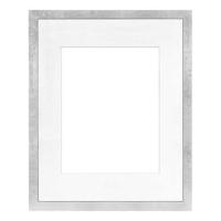 

Framatic Aria Wood Frame for 16x20" Photograph, 1" Profile, Silver